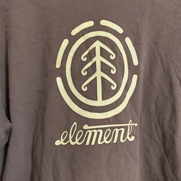 Element Skateboarding Long Sleeve Shirt Skateboard Men’s Large Wind Water Fire L - Picture 2 of 5